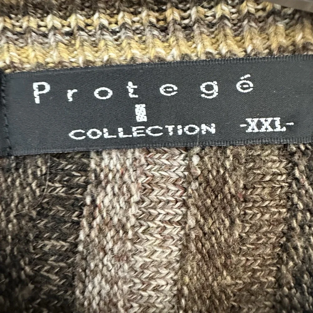 Vintage Protege Collection XXL Coogi Style Crew‎ Multicolor Sweater Made In USA
